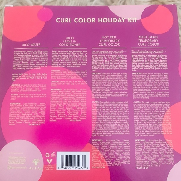 As I Am | Curl Color Holiday Kit Temporary Hair Color & Conditioner - Picture 9 of 12